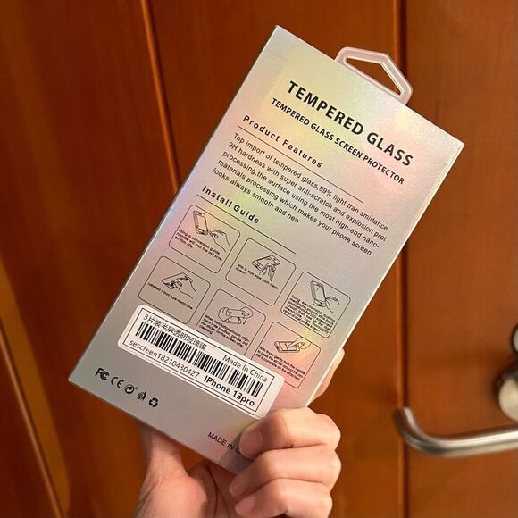 Brandnew 3pcs IPhone 13 Pro Tempered Glass - Picture 4 of 10